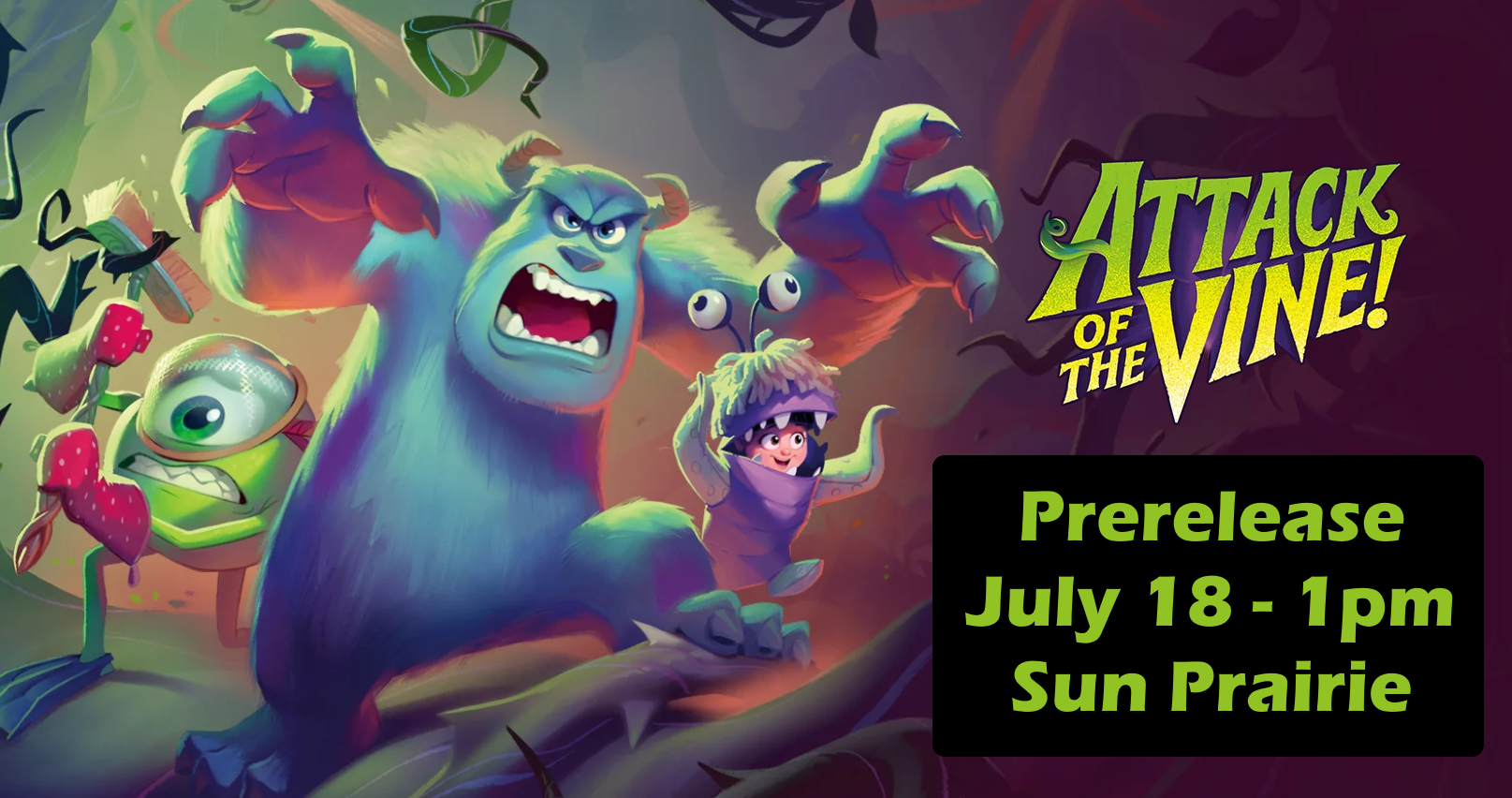 Lorcana Attack of the Vine! Prerelease